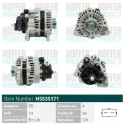 H5535171 HOFFER alternátor H5535171 HOFFER