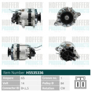 H5535336 HOFFER alternátor H5535336 HOFFER