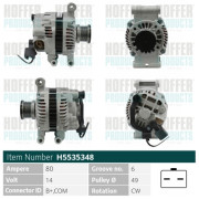 H5535348 HOFFER alternátor H5535348 HOFFER