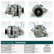 H5535438 HOFFER alternátor H5535438 HOFFER