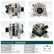 H5535446 HOFFER alternátor H5535446 HOFFER