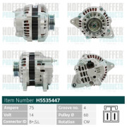 H5535447 HOFFER alternátor H5535447 HOFFER