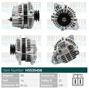 H5535458 HOFFER alternátor H5535458 HOFFER