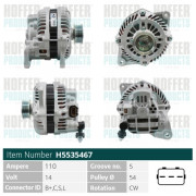 H5535467 HOFFER alternátor H5535467 HOFFER