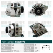 H5535970 HOFFER alternátor H5535970 HOFFER