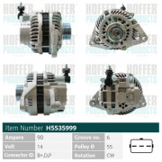 H5535999 HOFFER alternátor H5535999 HOFFER