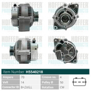 H5540218 HOFFER alternátor H5540218 HOFFER