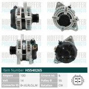 H5540265 HOFFER alternátor H5540265 HOFFER