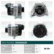 H5540443R HOFFER alternátor H5540443R HOFFER