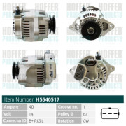 H5540517 HOFFER alternátor H5540517 HOFFER