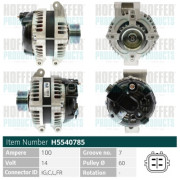 H5540785 HOFFER alternátor H5540785 HOFFER