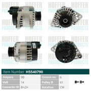 H5540790 HOFFER alternátor H5540790 HOFFER