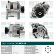 H5540839 HOFFER alternátor H5540839 HOFFER