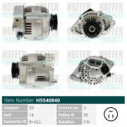 H5540840 HOFFER alternátor H5540840 HOFFER