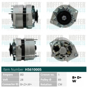 H5610005 HOFFER alternátor H5610005 HOFFER