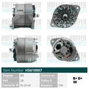 H5610007 HOFFER alternátor H5610007 HOFFER