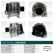 H5610078 HOFFER alternátor H5610078 HOFFER
