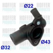 93182 Příruba chladiva HOFFER