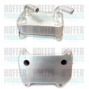 8095045 Olejový chladič, motorový olej HOFFER