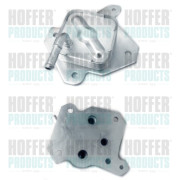 8095090 Olejový chladič, motorový olej HOFFER