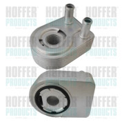 8095156 Olejový chladič, motorový olej HOFFER