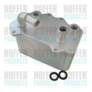8095182 Olejový chladič, motorový olej HOFFER