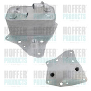 8095255 Olejový chladič, motorový olej HOFFER