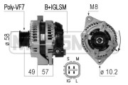 210775A MESSMER alternátor 210775A MESSMER