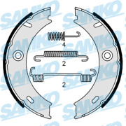 87969 Sada brzdových čelistí, parkovací brzda SAMKO