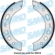 89000 Sada brzdových čelistí, parkovací brzda SAMKO