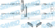 C0224B SAMKO żażné lanko parkovacej brzdy C0224B SAMKO