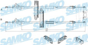 C0227B SAMKO żażné lanko parkovacej brzdy C0227B SAMKO