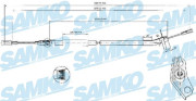 C0444B SAMKO żażné lanko parkovacej brzdy C0444B SAMKO