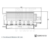 ADBP210133 BLUE PRINT olejový filter ADBP210133 BLUE PRINT