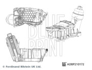 ADBP210172 Pouzdro, olejový filtr Blue Print SMARTFIT Solution Kit BLUE PRINT