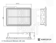ADBP220124 BLUE PRINT vzduchový filter ADBP220124 BLUE PRINT