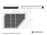 ADBP220166 BLUE PRINT vzduchový filter ADBP220166 BLUE PRINT