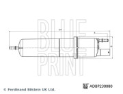ADBP230080 BLUE PRINT palivový filter ADBP230080 BLUE PRINT