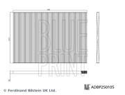 ADBP250105 BLUE PRINT filter vnútorného priestoru ADBP250105 BLUE PRINT