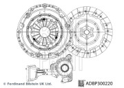 ADBP300220 BLUE PRINT spojková sada ADBP300220 BLUE PRINT