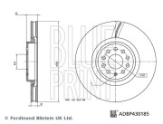 ADBP430185 BLUE PRINT brzdový kotúč ADBP430185 BLUE PRINT