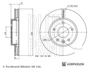 ADBP430206 BLUE PRINT brzdový kotúč ADBP430206 BLUE PRINT