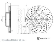 ADBP430217 BLUE PRINT brzdový kotúč ADBP430217 BLUE PRINT