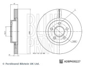 ADBP430227 BLUE PRINT brzdový kotúč ADBP430227 BLUE PRINT