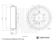 ADBP470034 Brzdový buben BLUE PRINT