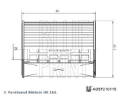 ADBP210119 BLUE PRINT olejový filter ADBP210119 BLUE PRINT