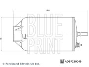 ADBP230049 Palivový filtr BLUE PRINT