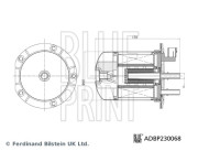 ADBP230068 BLUE PRINT palivový filter ADBP230068 BLUE PRINT