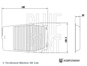 ADBP250044 Filtr, vzduch v interiéru BLUE PRINT