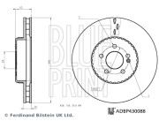 ADBP430088 Brzdový kotouč BLUE PRINT